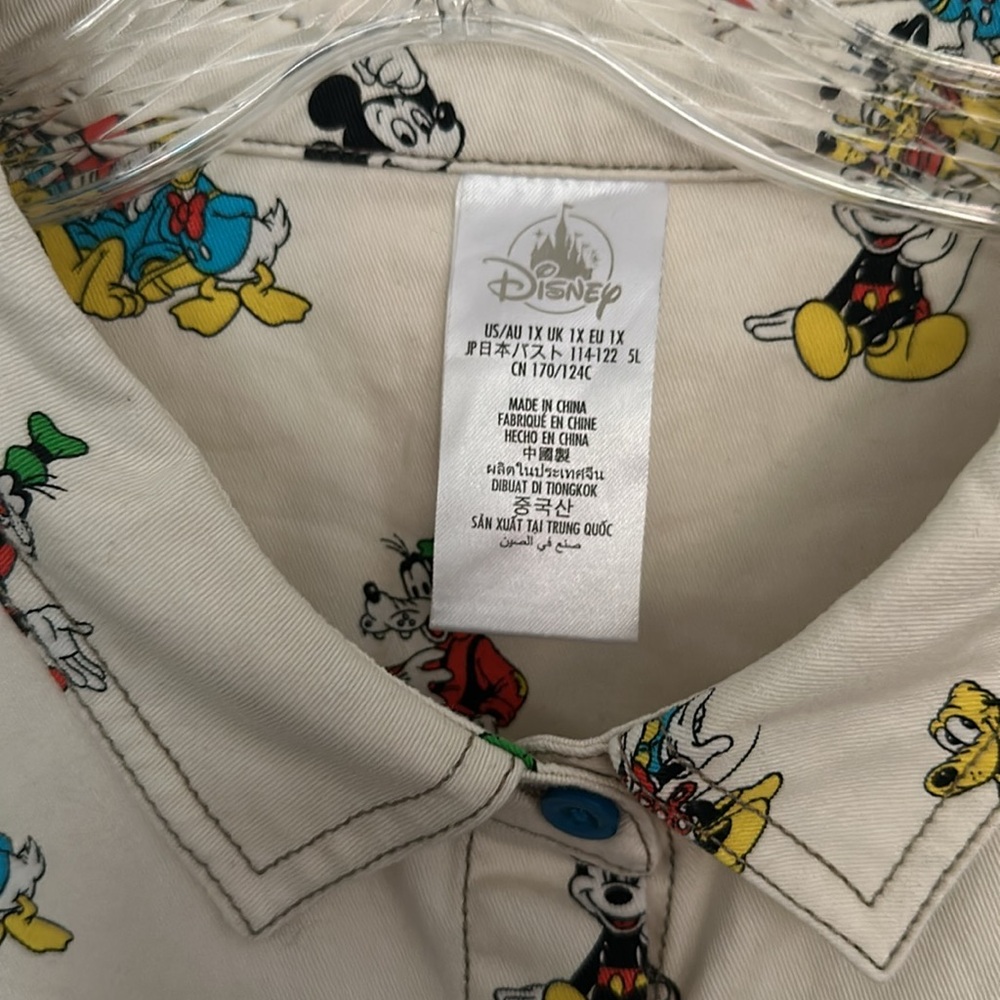 Disney Button Down 100% Cotton - image 3